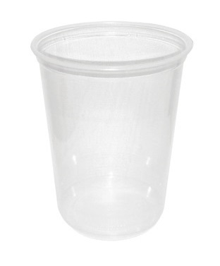 Picture of Container plastic round Deli clear 32 oz