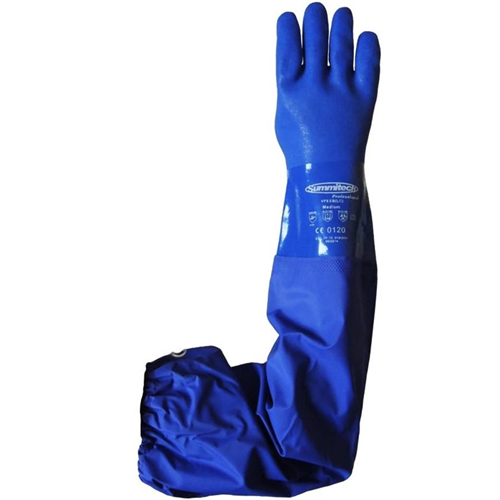 Picture of Welded PVC glove and cuff