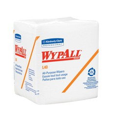 Picture of 05600, Wypall wiper L40 white 12.5''x14.4'' fold