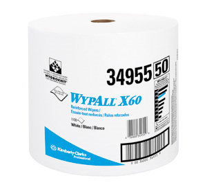 Picture of 34955, Wypall wiper X60 white 12.5''x13.4'' roll