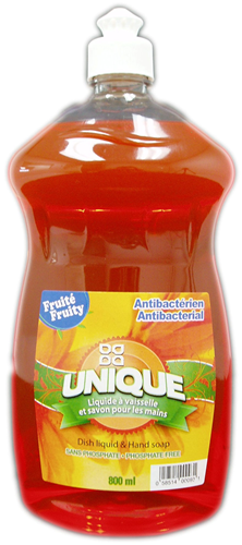 Picture of Unique, orange antibacterial dish detergent
