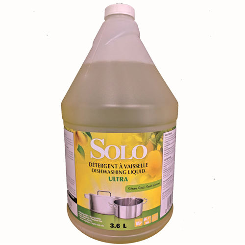 Picture of Solo, concentrated lemon scent dishwashing liquid