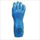 Picutre of Blue glove all PVC and NBR, triple thickness