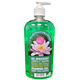 Picutre of CF, morning dew foaming gel body and hands