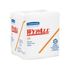 Picture of 05812, Wypall wiper L30 white 12.5''x14.4'' fold